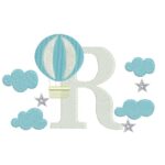 Matriz de Bordado - Letra R (fazemos Qualquer Letra)