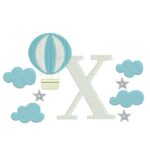 Matriz de Bordado - Letra x (fazemos Qualquer Letra)