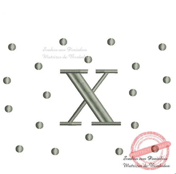 matriz-de-bordado-letra-x-poa-bordado-computadorizado Matriz de Bordado - Letra x Poá - Imagem 1