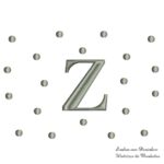 Matriz de Bordado - Letra Z Poá