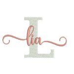 Matriz de Bordado - Lia (fazemos Qualquer Nome)
