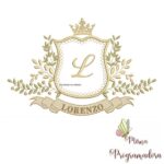 Matriz de Bordado Moldura Arabesco Lorenzo para bordar