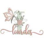Matriz de Bordado - Lourdes (fazemos Qualquer Nome)
