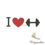 Matriz de Bordado - Love Musculação