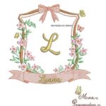 Matriz de Bordado - Luana Brasao Raminho Flores