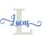 Matriz de Bordado - Lucas (fazemos Qualquer Nome)