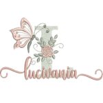 Matriz de Bordado - Lucivania(fazemos Qualquer Nome)
