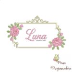 Matriz de Bordado - Luna (fazemos Qualquer Nome)