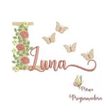 Matriz de Bordado - Luna (fazemos Qualquer Nome)