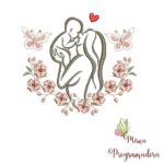 Matriz de Bordado - Mãe e Bebe