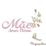 Matriz de Bordado - Mãe e Ramo de Flores