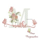 matriz de bordado maithe
