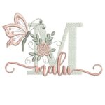 Matriz de Bordado - Malu (fazemos Qualquer Nome)