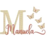 Matriz de Bordado Manuela (fazemos Qualquer Nome)