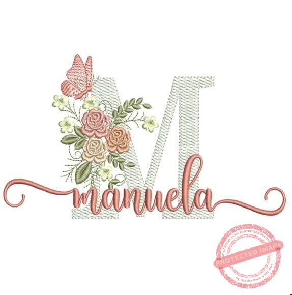 matriz-de-bordado-manuela-fazemos-qualquer-nome-janome Matriz de Bordado - Manuela (fazemos Qualquer Nome) - Imagem 1