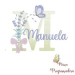 Matriz de Bordado - Manuela (fazemos Qualquer Nome)