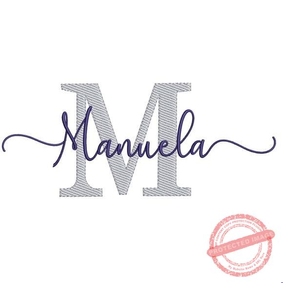 matriz-de-bordado-manuela-fazemos-qualquer-nome-jef Matriz de Bordado - Manuela (fazemos Qualquer Nome) - Imagem 1