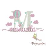 Matriz de Bordado - Manuella (fazemos Qualquer Nome)