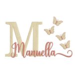 Matriz de Bordado - Manuella (fazemos Qualquer Nome)