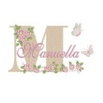 Matriz de Bordado - Manuella (fazemos Qualquer Nome)