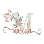 Matriz de Bordado - Marcela (fazemos Qualquer Nome)