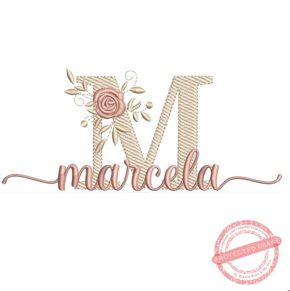 matriz-de-bordado-marcela-fazemos-qualquer-nome-matriz-de-bordado-nome Matriz de Bordado - Marcela (fazemos Qualquer Nome) - Imagem 1
