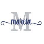 Matriz de Bordado - Marcia (fazemos Qualquer Nome)