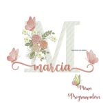 matriz de bordado marcia