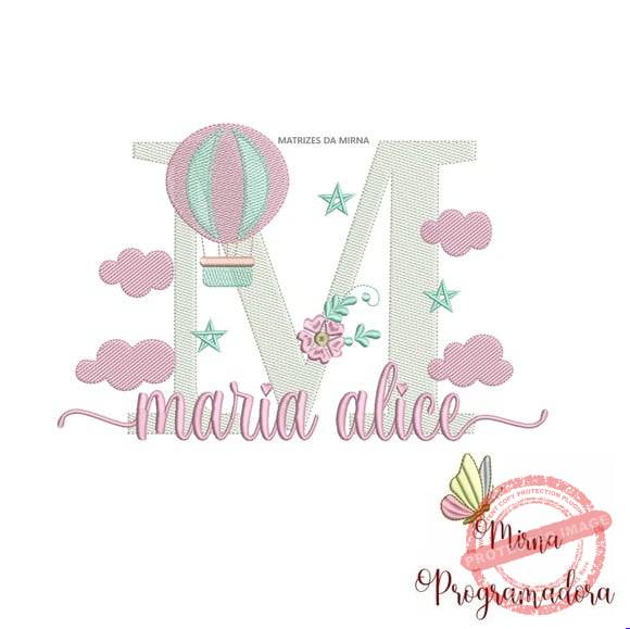 matriz-de-bordado-maria-alice-fazemos-qualquer-nome-elna Matriz de Bordado - Maria Alice (fazemos Qualquer Nome) - Imagem 1