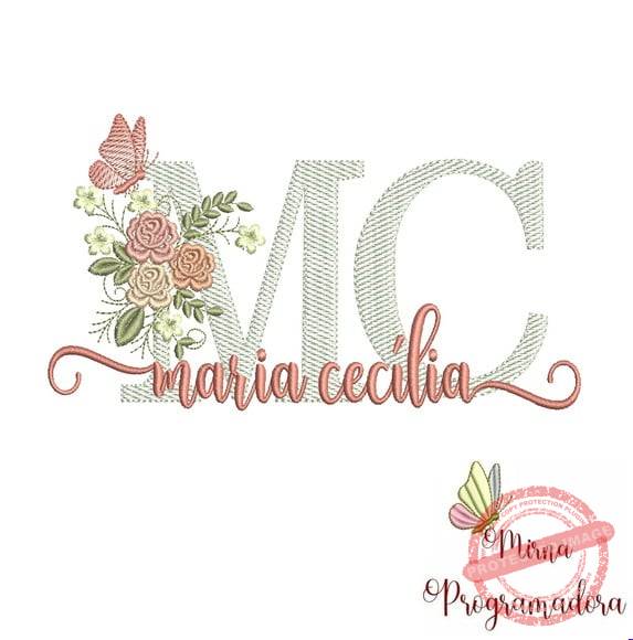 matriz-de-bordado-maria-cecilia-fazemos-qualquer-nome-bordadeira Matriz de Bordado - Maria Cecília (fazemos Qualquer Nome) - Imagem 1