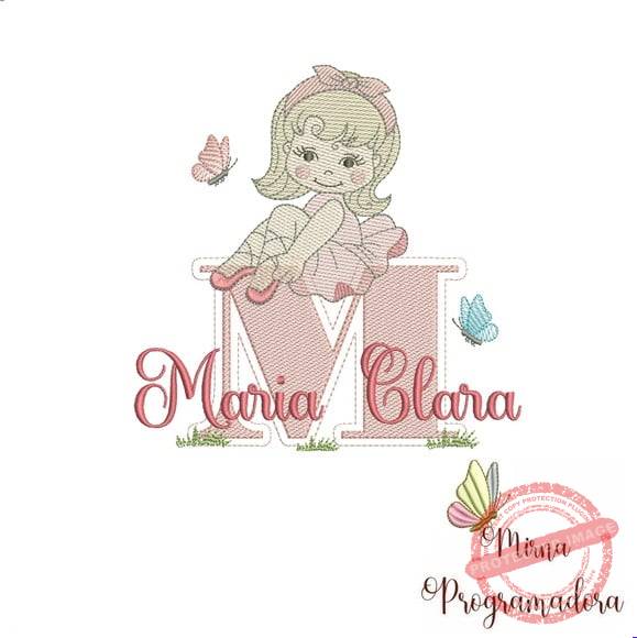 matriz-de-bordado-maria-clara-fazemos-qualquer-nome-e-bordados Matriz de Bordado - Maria Clara (fazemos Qualquer Nome) - Imagem 1