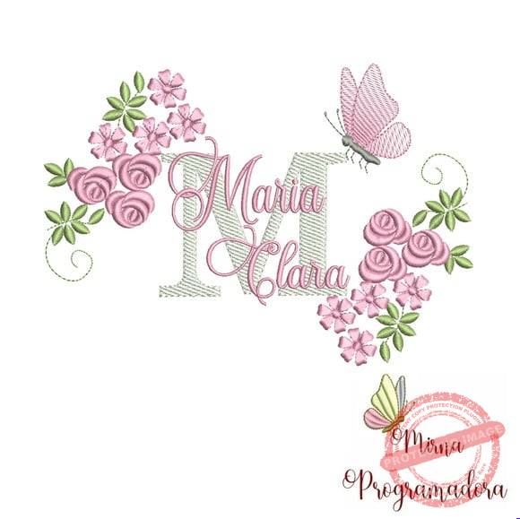 matriz-de-bordado-maria-clara-fazemos-qualquer-nome-matrizes-de-bordado-programadora-mirna Matriz de Bordado - Maria Clara (fazemos Qualquer Nome) - Imagem 1