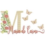 Matriz de Bordado - Maria do Carmo (fazemos Qualquer Nome)