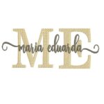 Matriz de Bordado - Maria Eduarda (fazemos Qualquer Nome)