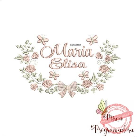 matriz-de-bordado-maria-elisa-fazemos-qualquer-nome-bordado Matriz de Bordado Maria Elisa (fazemos Qualquer Nome) - Imagem 1