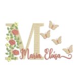 Matriz de Bordado - Maria Eloisa (fazemos Qualquer Nome)