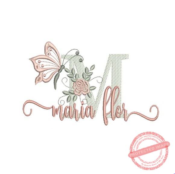 matriz-de-bordado-maria-flor-fazemos-qualquer-nome-jef Matriz de Bordado - Maria Flor (fazemos Qualquer Nome) - Imagem 1