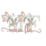 Matriz de Bordado - Maria Flor (fazemos Qualquer Nome)