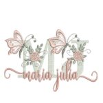 Matriz de Bordado - Maria Júlia (fazemos Qualquer Nome)