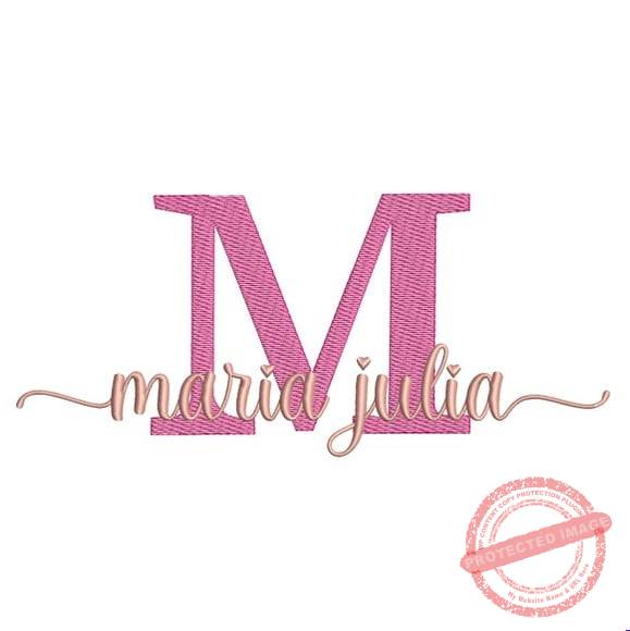 matriz-de-bordado-maria-julia-fazemos-qualquer-nome-matriz-de-bordado-nome Matriz de Bordado - Maria Júlia (fazemos Qualquer Nome) - Imagem 1