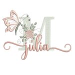 Matriz de Bordado - Maria Júlia (fazemos Qualquer Nome)