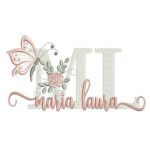 Matriz de Bordado - Maria Laura (fazemos Qualquer Nome)