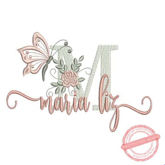 matriz-de-bordado-maria-liz-fazemos-qualquer-nome-jef Matriz de Bordado - Maria Liz (fazemos Qualquer Nome) - Imagem 1