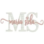 Matriz de Bordado - Maria Stela (fazemos Qualquer Nome)