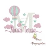 Matriz de Bordado - Maria Teresa (fazemos Qualquer Nome)