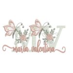 Matriz de Bordado - Maria Valentina (fazemos Qualquer Nome)