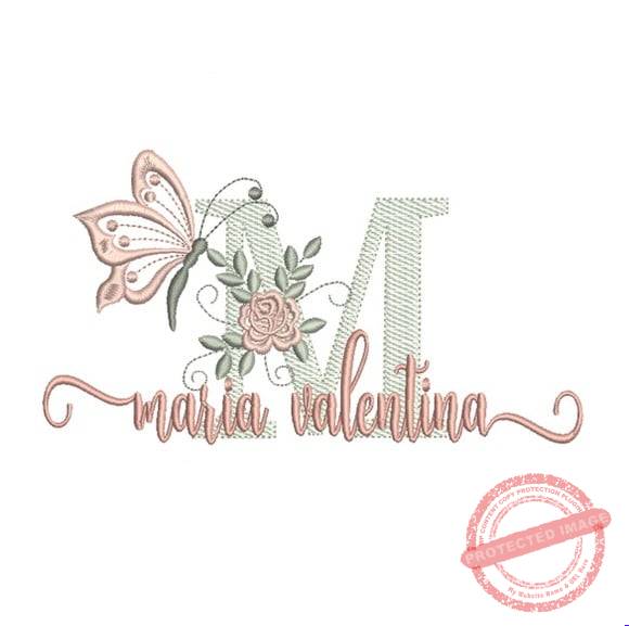 matriz-de-bordado-maria-valentina-fazemos-qualquer-nome-e-bordados Matriz de Bordado - Maria Valentina (fazemos Qualquer Nome) - Imagem 1