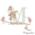 matriz de bordado maria