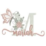 Matriz de Bordado - Mariah (fazemos Qualquer Nome)