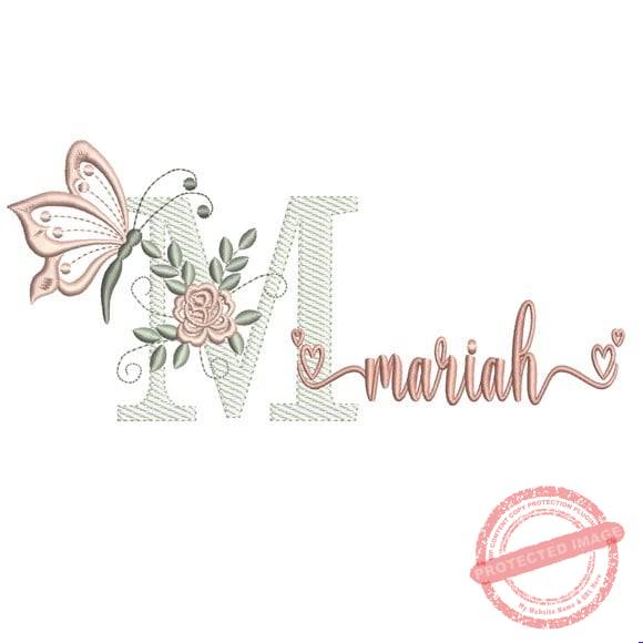 matriz-de-bordado-mariah-fazemos-qualquer-nome Matriz de Bordado - Mariah (fazemos Qualquer Nome) - Imagem 1